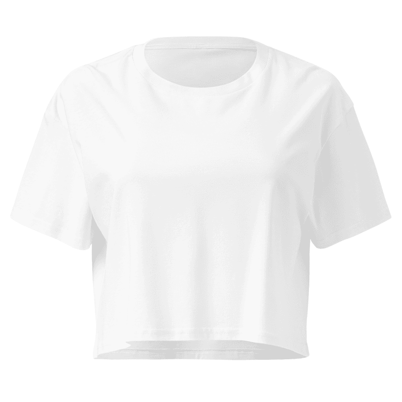 Half Sleeve Crop Top for Women