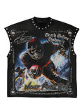 Death Before Dishonor Graphic Sleeveless Shirt | Edgy Streetwear Apparel