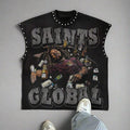 Saints Global Graphic Sleeveless Shirt | Premium Urban Streetwear