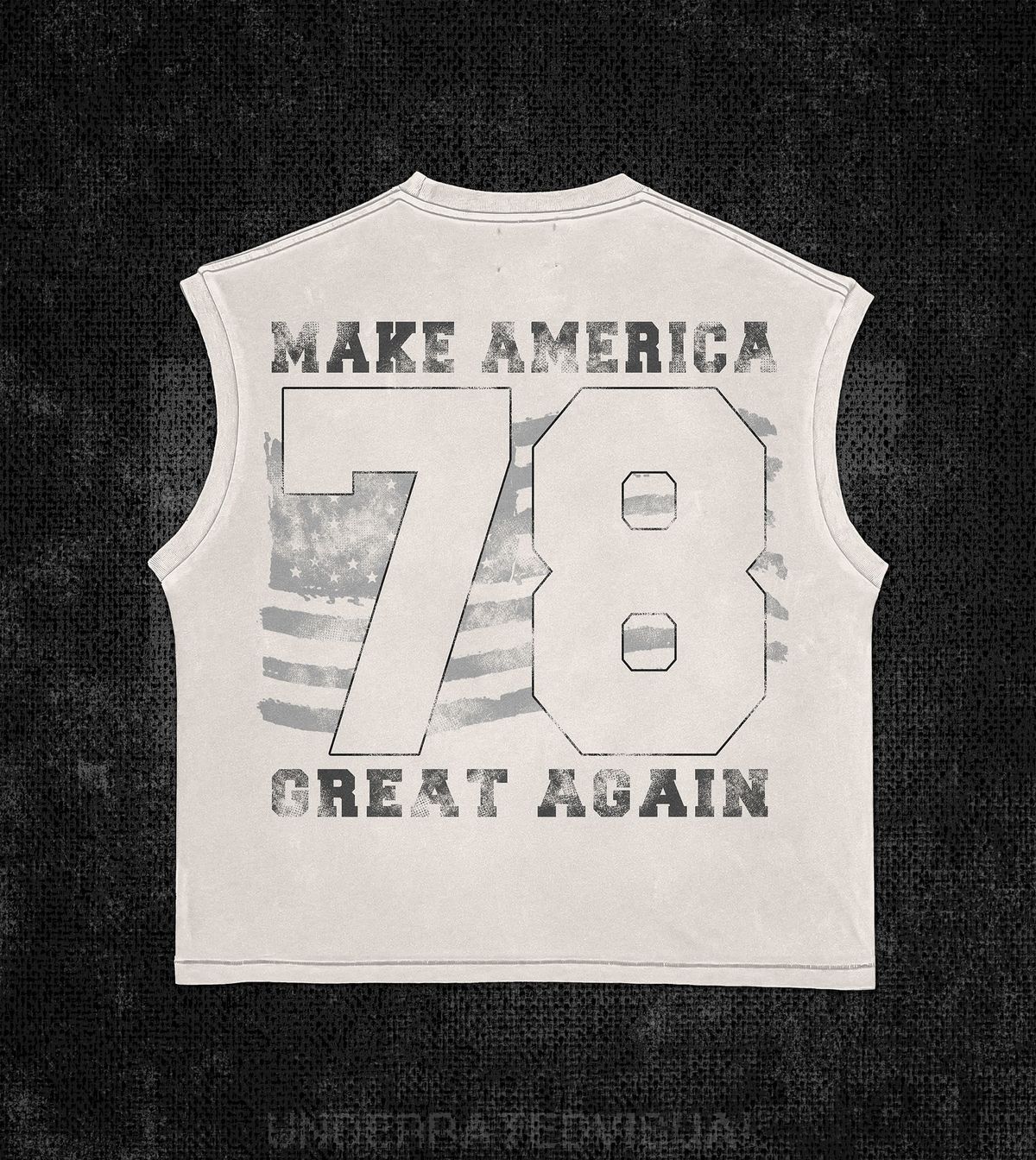 Make America 78 Great Again Muscle Tee – Off-White