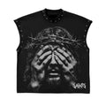 The Saints Crown of Thorns Graphic Muscle Tee