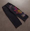 Yu-Gi-Oh! Graphic Print Black Joggers | Streetwear