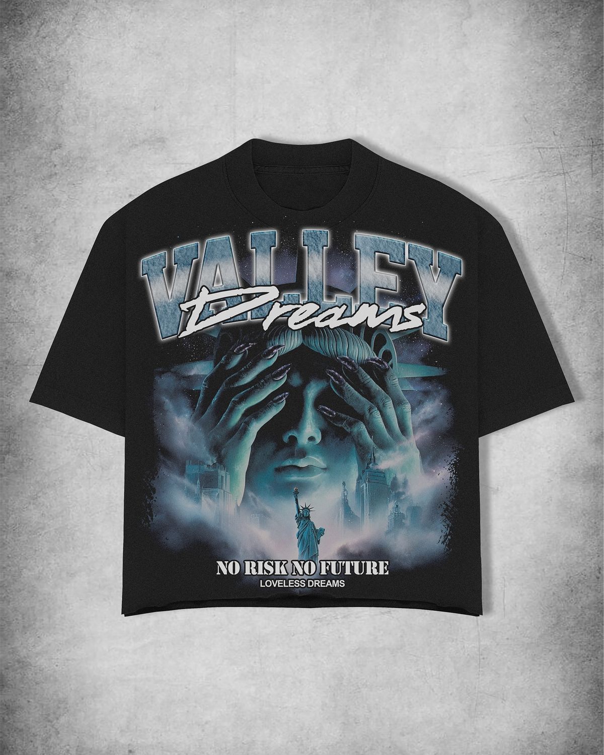 Valley Dreams Oversized T-Shirt | Vintage Streetwear Graphic Tee