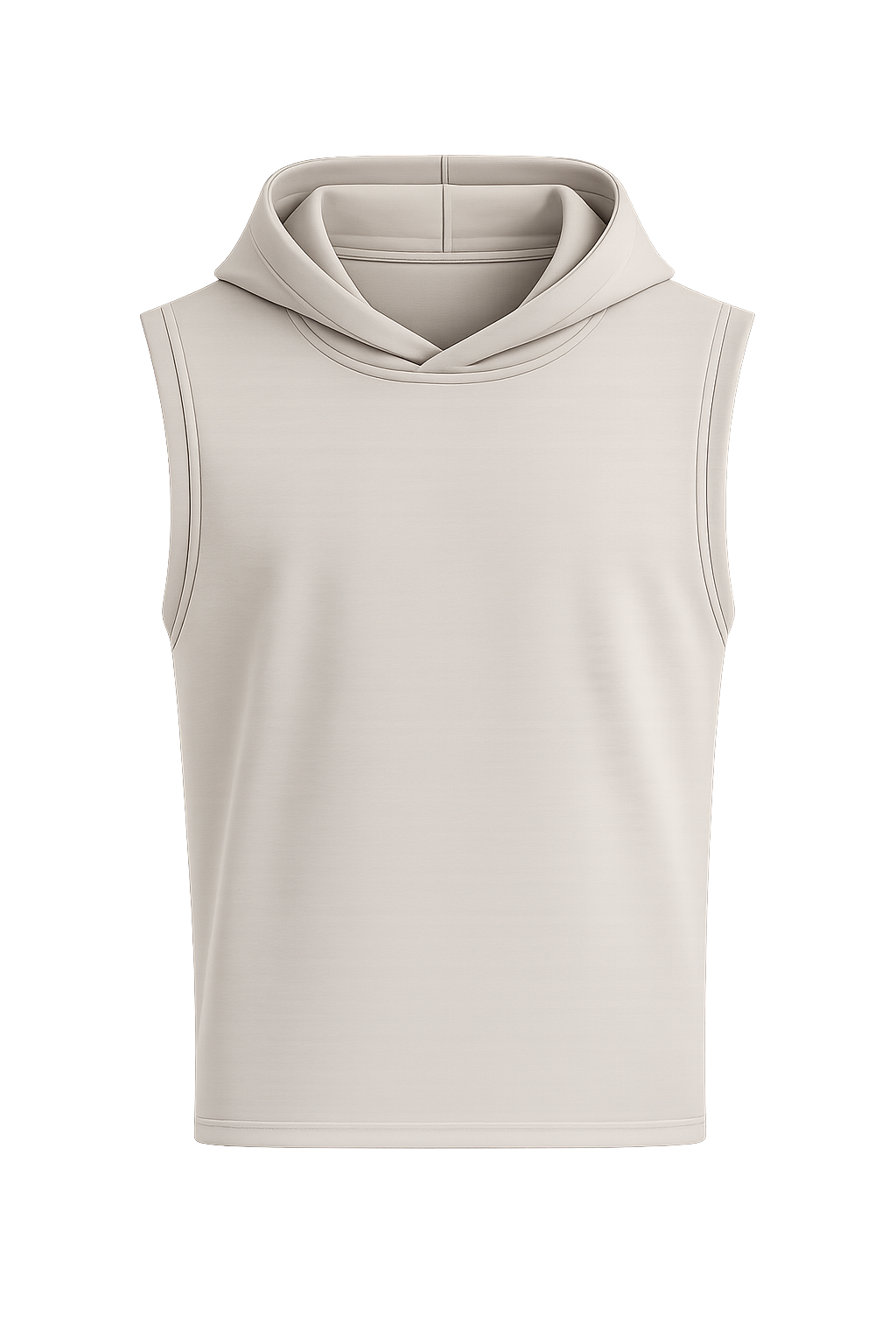 240 GSM Sleeveless Hooded Gym Vest | Premium Heavyweight Gym Wear | Shubhovastra