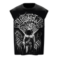 Dark Angel Graffiti Graphic Boxy Gym Vest | Oversized Streetwear Sleeveless Tee