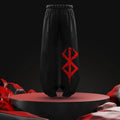"Brand of Sacrifice" Anime Graphic Sweatpants - Black