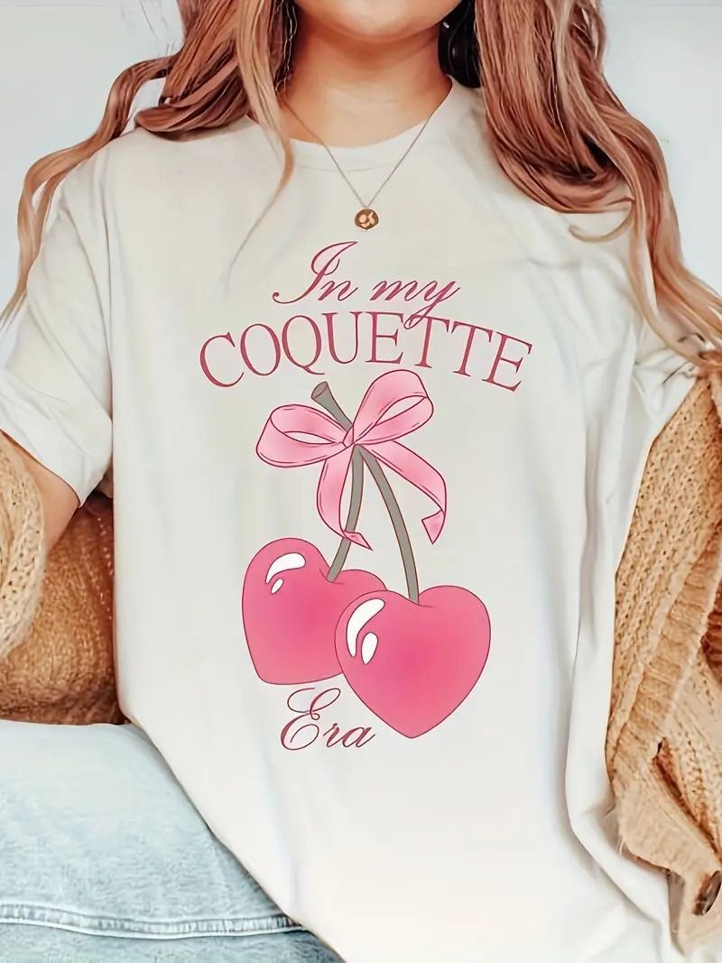 In My Coquette Era T-Shirt | Cute Aesthetic Graphic Tee