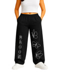 Bloom & Butterfly Printed Baggy Pants