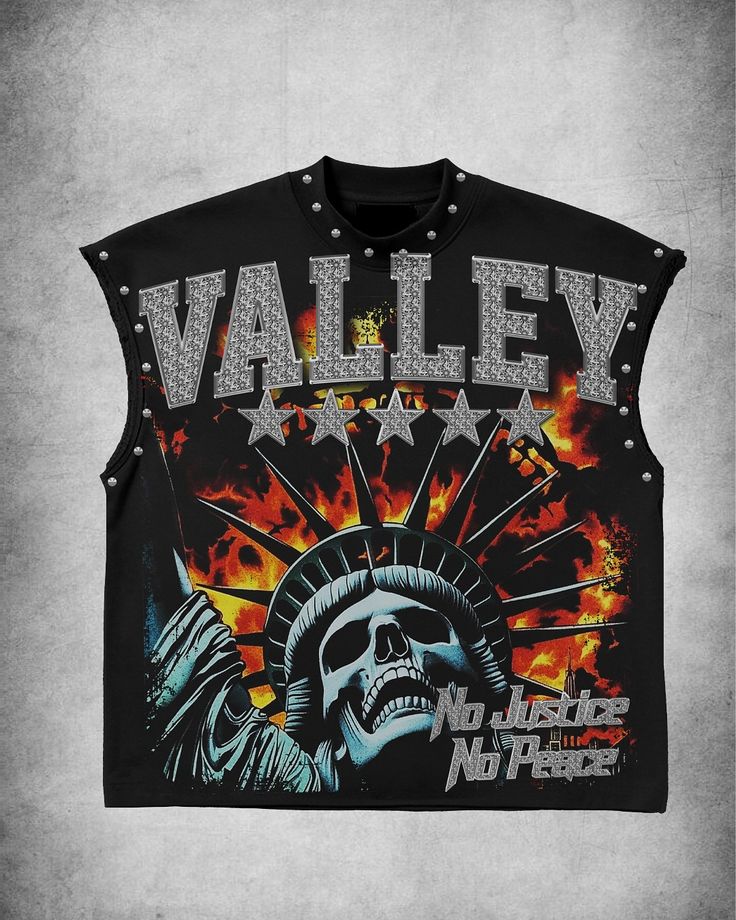 The Valley Apocalyptic Liberty Graphic Muscle Tee