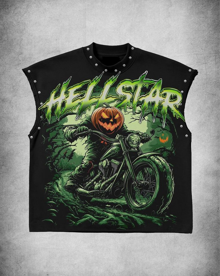 The HELLSTAR Pumpkin Rider Muscle Tee