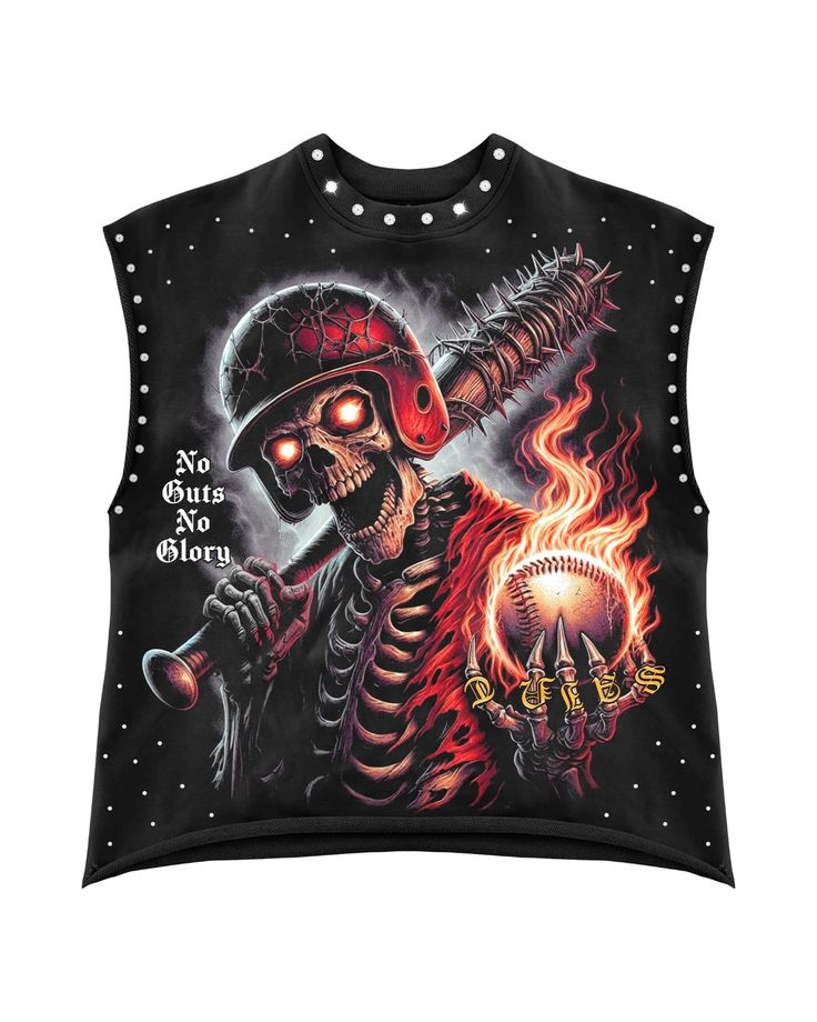 The No Guts No Glory Skull Muscle Tee
