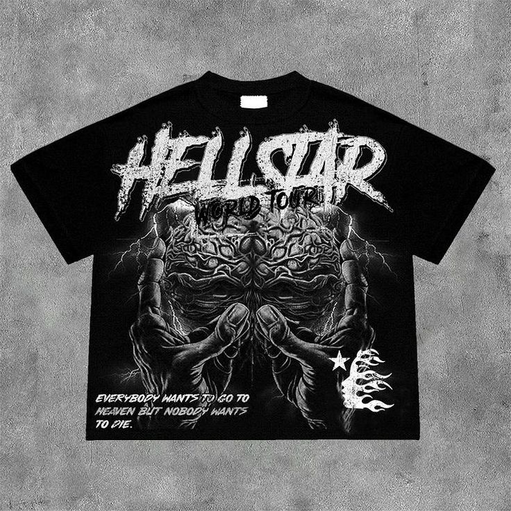 "Hellstar" Graphic Tee | Everybody Wants To Go To Heaven Streetwear