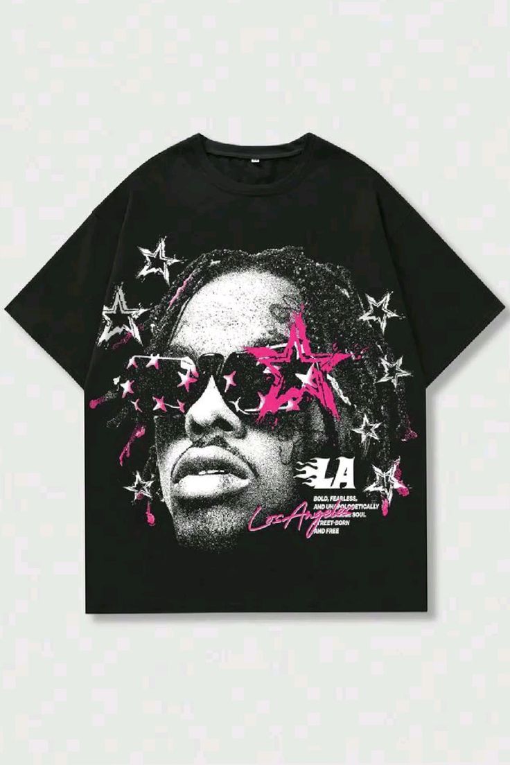 LA Star-Studded Graphic T-Shirt