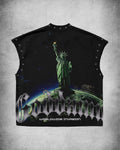 The Goddamn Worldwide Invasion Muscle Tee