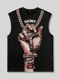 The Saint Crucifix Graphic Muscle Tee