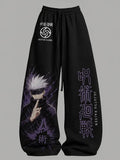 Jujutsu Kaisen Gojo Graphic Crop Top and Jogger Set | Streetwear
