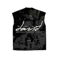 Saints Worldwide Medical Cage Studded Muscle Tee – Washed Black