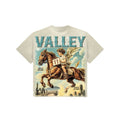 "Valley Dreams" Winged Rider Graphic Tee | Vintage-Wash Streetwear