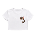 Cute Peekaboo Cat Graphic T-Shirt | Kawaii Kitten Pocket Print Tee
