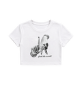 Real Da World Graphic Crop Top for Women | Trendy Streetwear Crop Tee