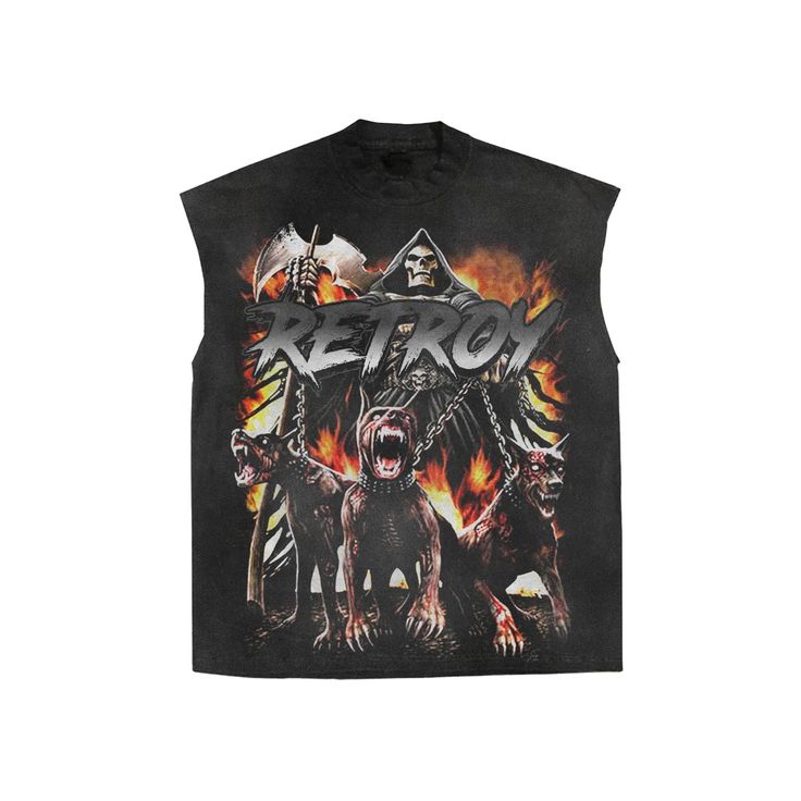 The Hellhound Reaper Muscle Tee