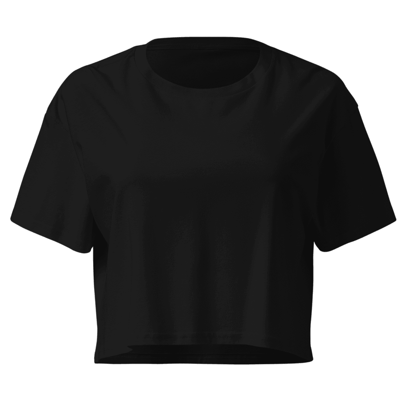 Half Sleeve Crop Top for Women