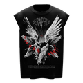 Seraphim Angel Graphic Gym Vest | Oversized Sleeveless Streetwear Vest
