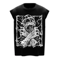 Skeleton Graphic Gym Vest | Oversized Gothic Sleeveless Streetwear Vest