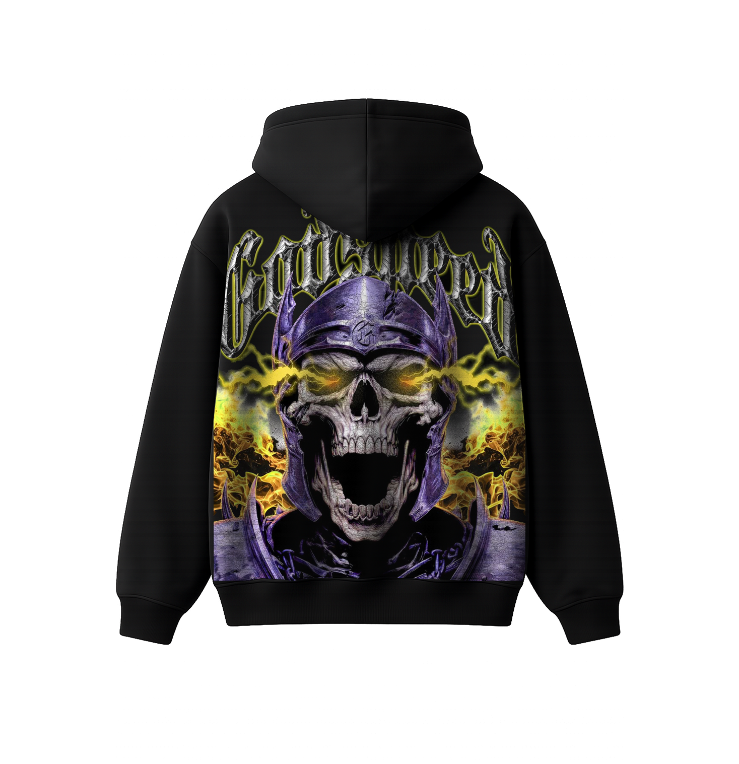 Conqueror Skull Graphic Oversized Hoodie | Premium Gothic Streetwear Hoodie
