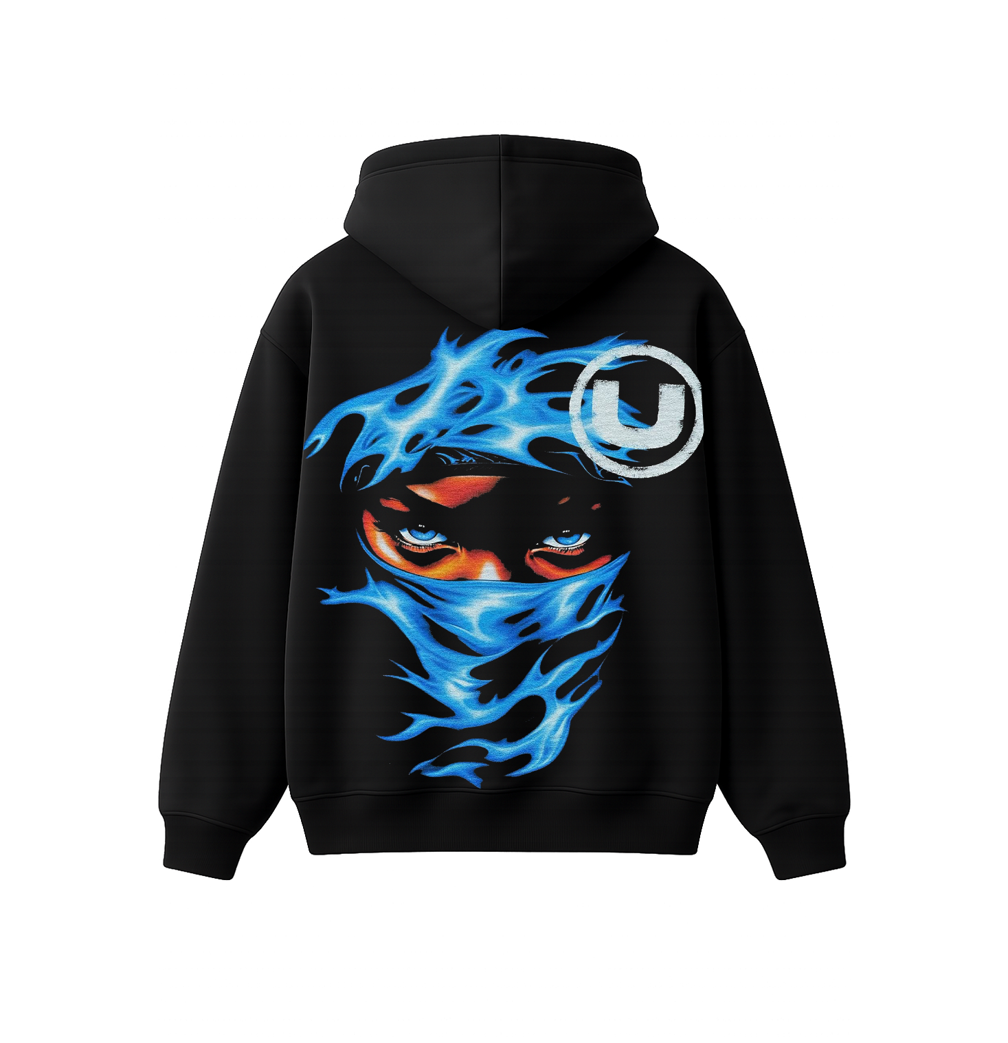 Blue Phantom Graphic Oversized Hoodie | Premium Anime Streetwear Hoodie