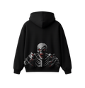 Rage Skeleton Graphic Oversized Hoodie | Premium Gothic Streetwear Hoodie
