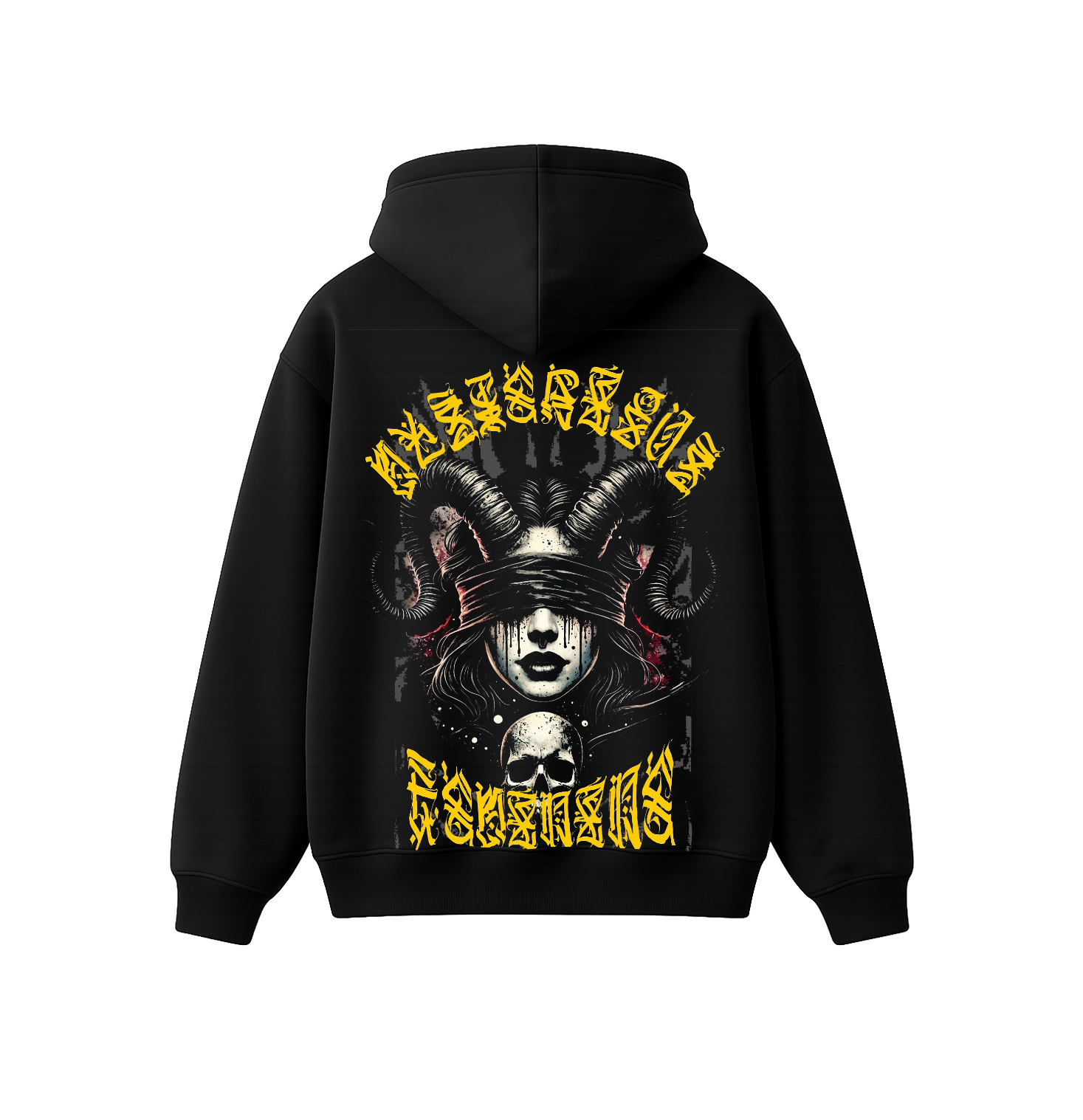 Forsaken Genesis Graphic Oversized Hoodie | Premium Gothic Streetwear Hoodie