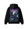 Raven Reaper Graphic Oversized Hoodie – Premium Heavyweight Streetwear