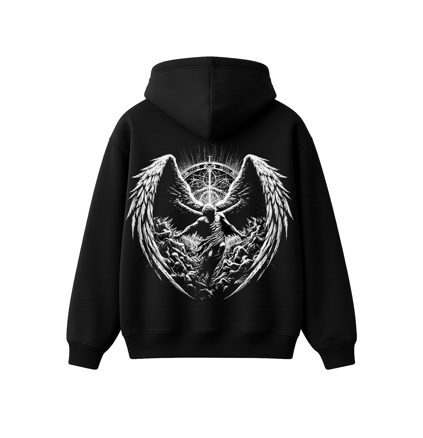 Ascendant Angel Oversized Hoodie | Gothic Streetwear