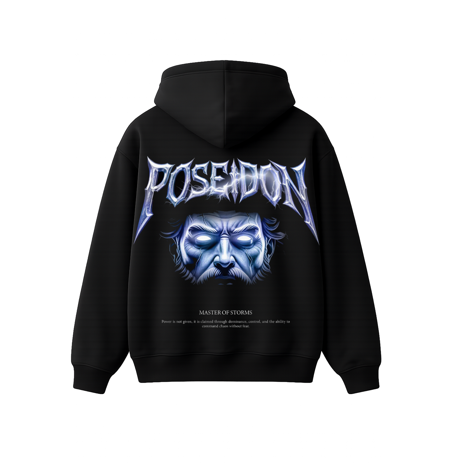 Poseidon Oversized Hoodie | Master of Storms Streetwea