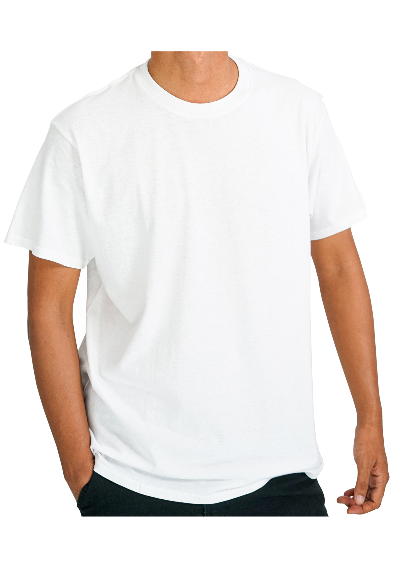 White Regular Fit T-Shirt for Men | 180 GSM Premium Cotton | Shubhovastra