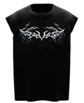 Savage Lightning Boxy Gym Vest - Oversized Sleeveless Workout Tee