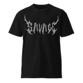 SAVAGE Metal Logo Graphic T-Shirt – Black Unisex Streetwear Tee