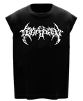 Slam Metal Boxy Gym Vest - Oversized Sleeveless Black Workout Tee