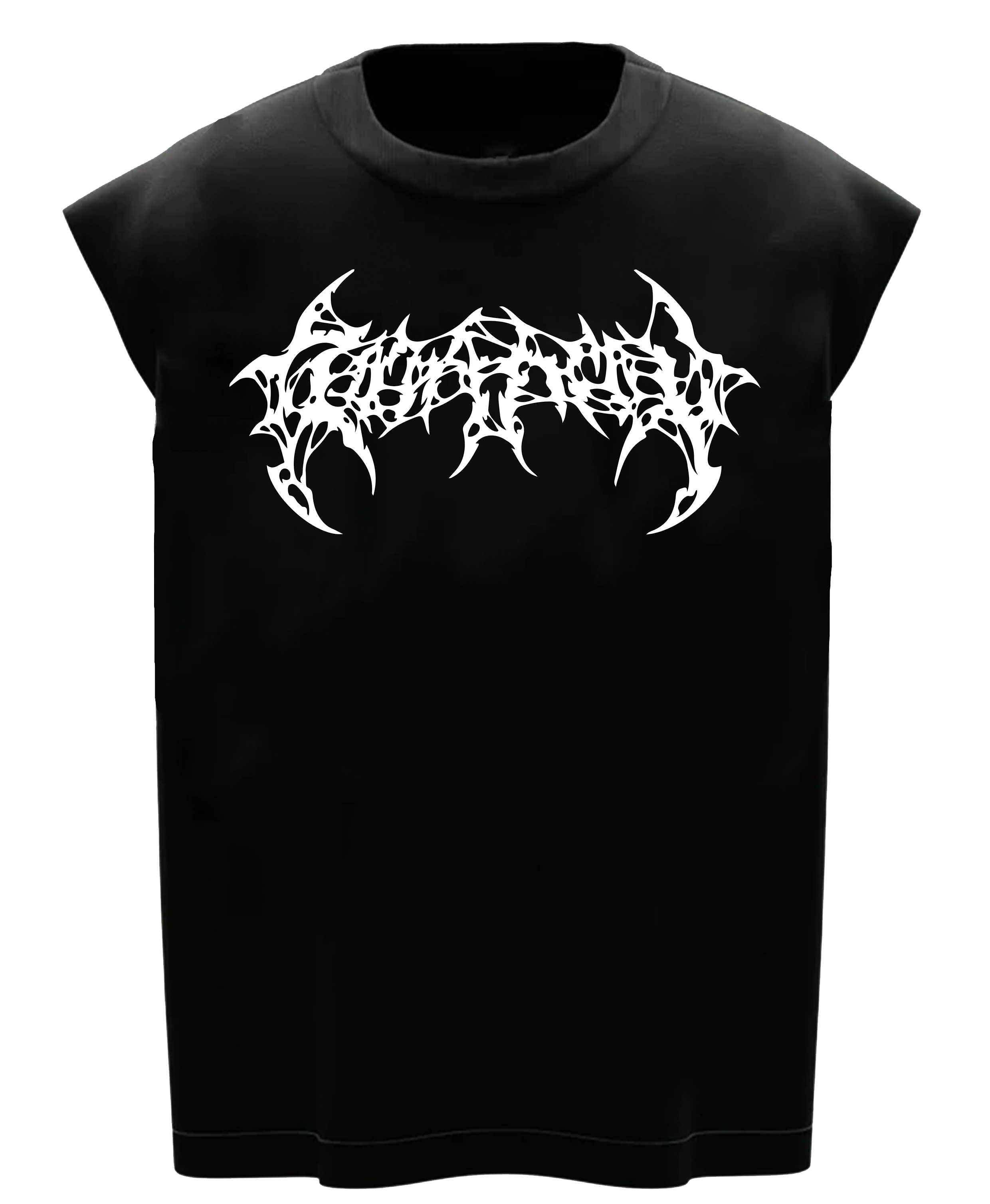 Slam Metal Boxy Gym Vest - Oversized Sleeveless Black Workout Tee
