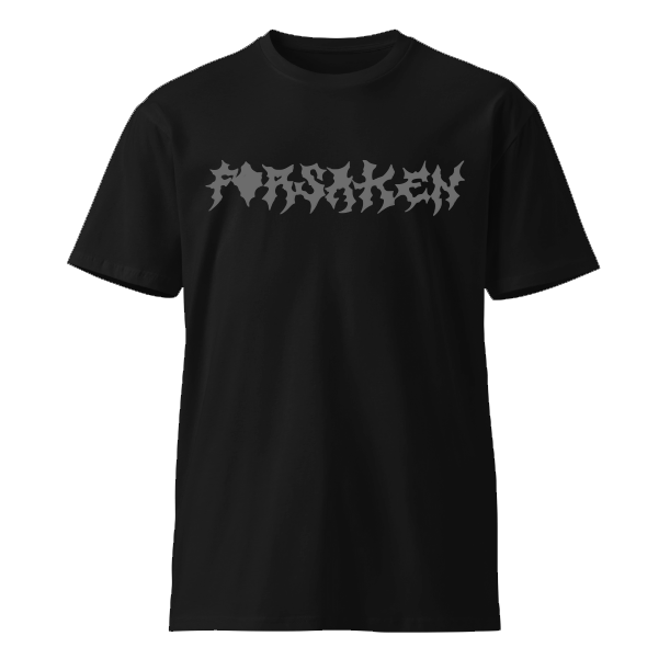 Forsaken Graphic Tee - Heavy Metal Style Black T-Shirt