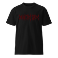 Deathstare Metal Graphic Tee - Oversized Dark Maroon Streetwear T-Shirt