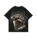 "Struggle" Spartan Graphic Oversized Black Unisex T-Shirt