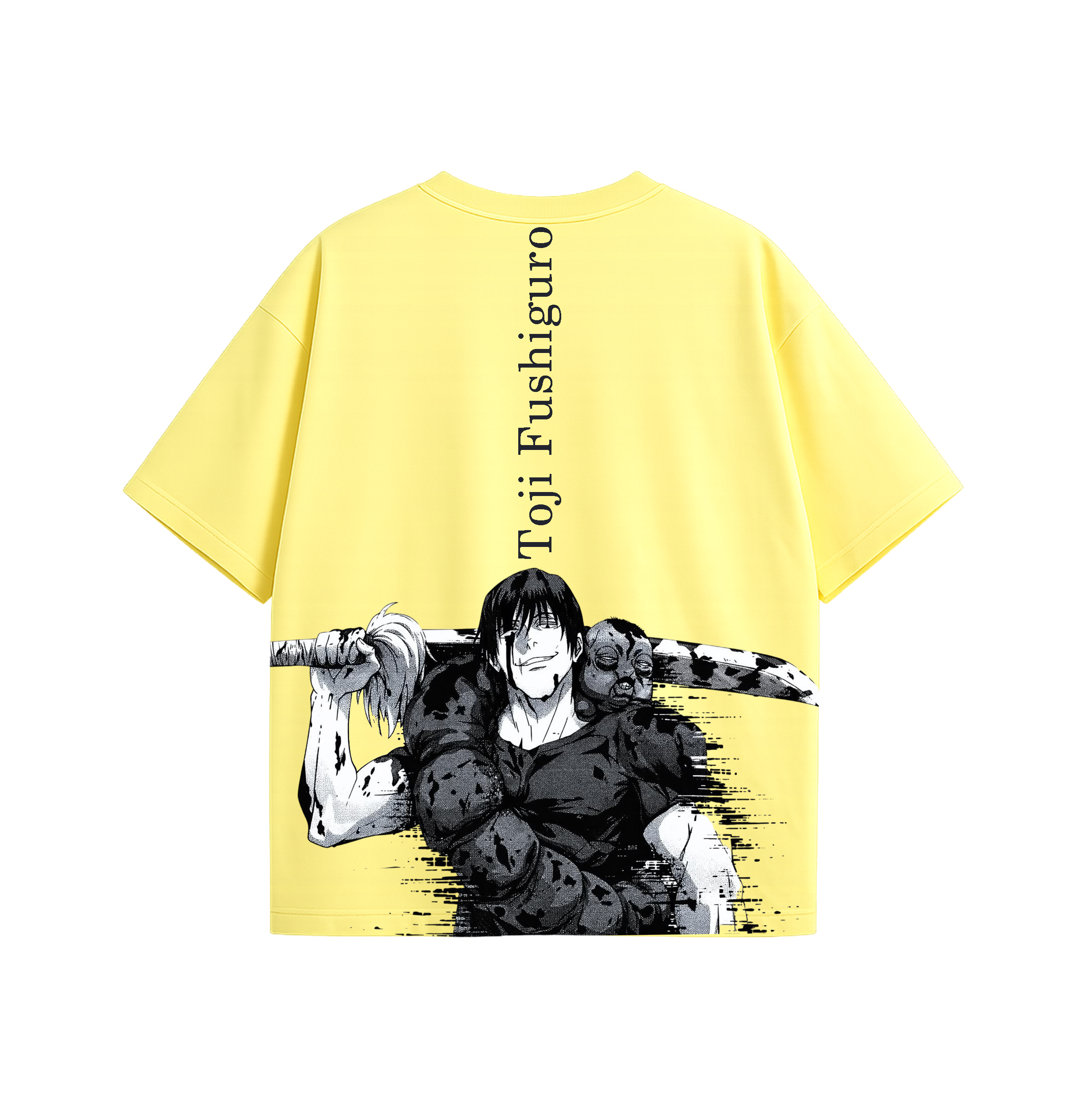 Toji Fushiguro Oversized T-Shirt | Anime Inspired Graphic Tee | 180 GSM Cotton Streetwear