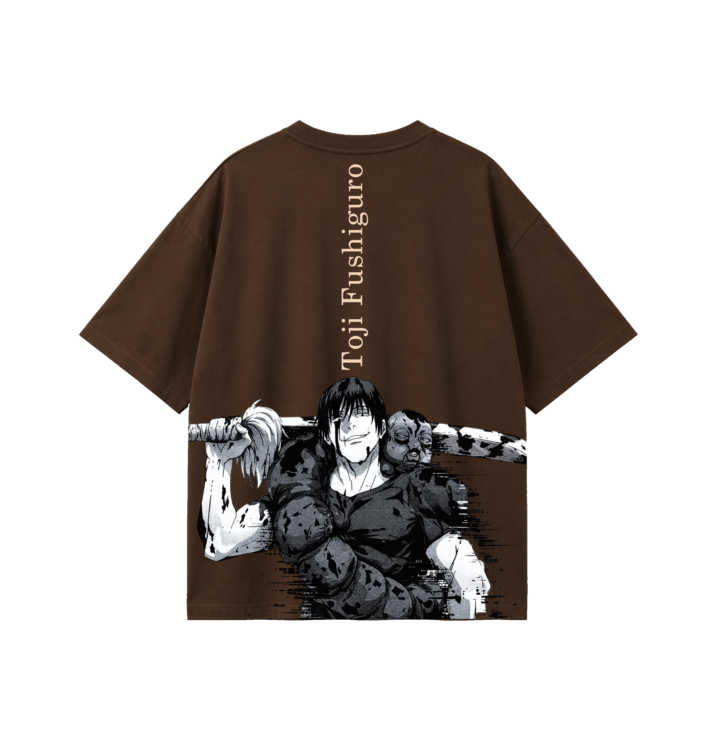 Toji Fushiguro Oversized T-Shirt | Anime Inspired Graphic Tee | 180 GSM Cotton Streetwear