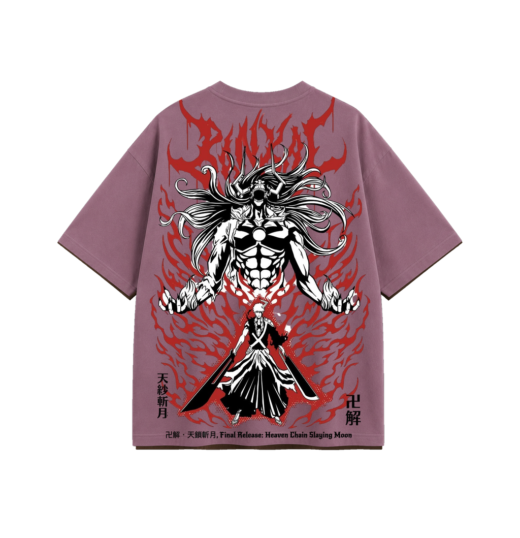 Soul Reaper Oversized T-Shirt for Men & Women | Anime Inspired Graphic Tee | 180 GSM Premium Cotton