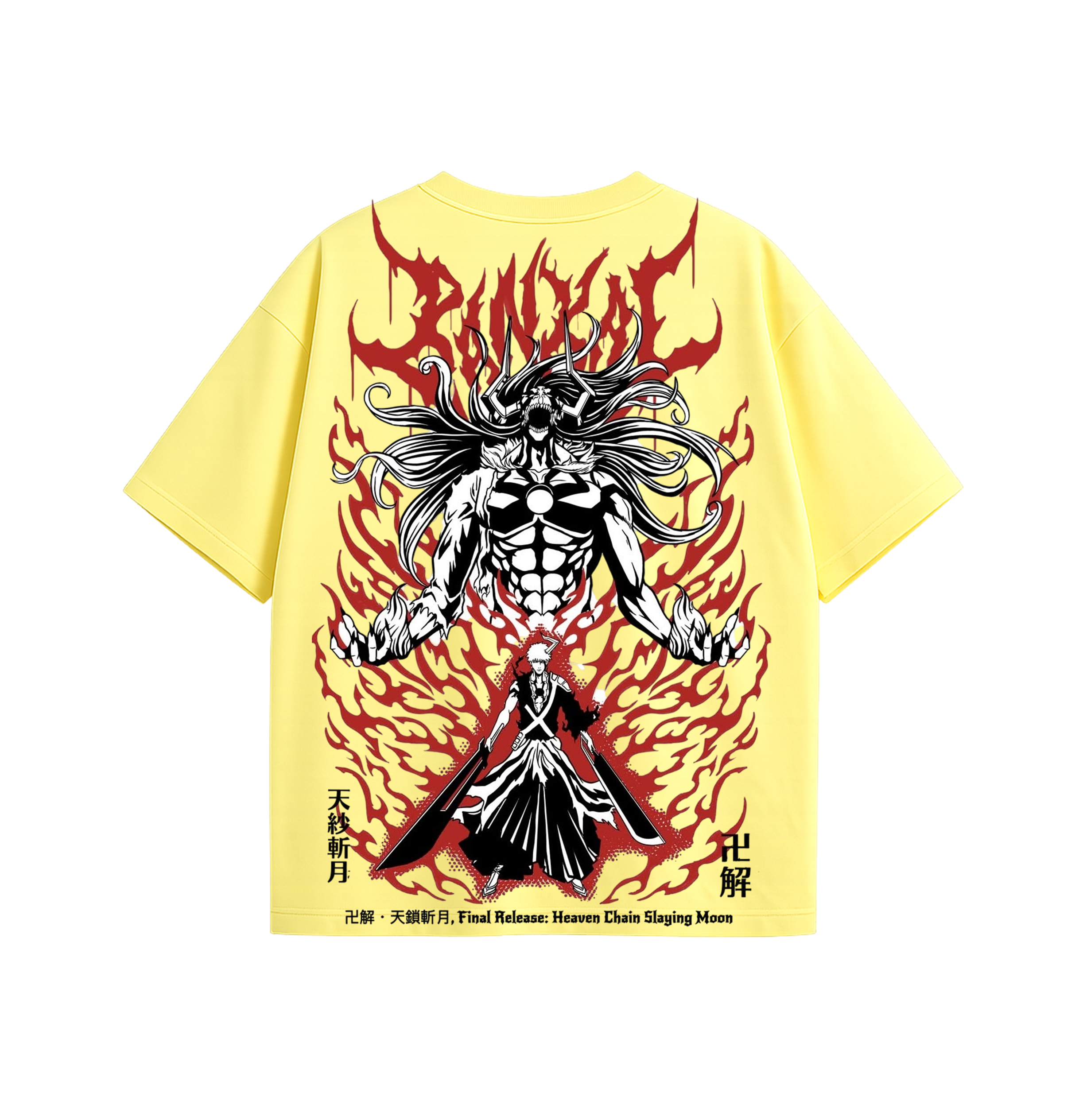 Soul Reaper Oversized T-Shirt for Men & Women | Anime Inspired Graphic Tee | 180 GSM Premium Cotton