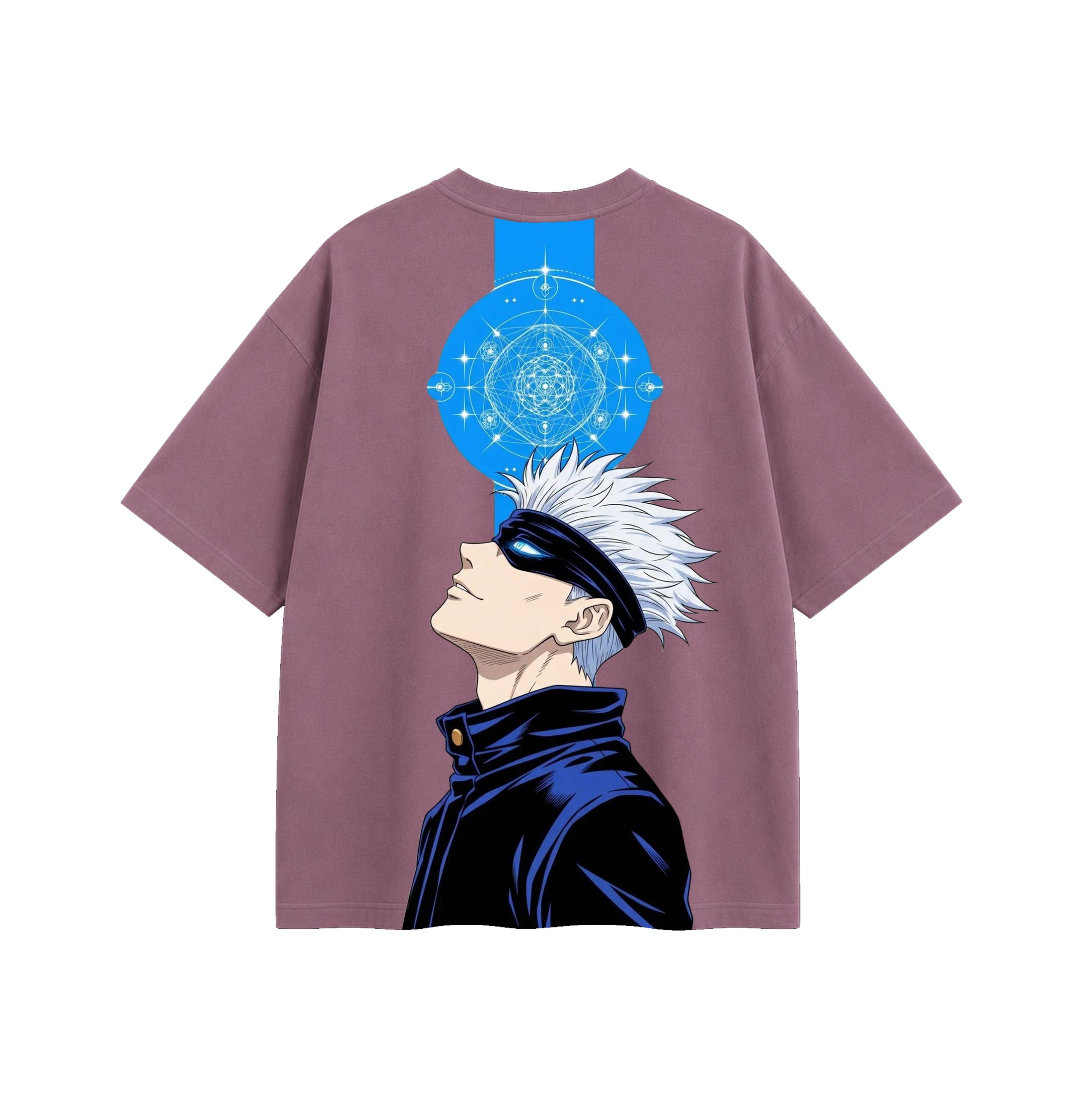 Infinity Sorcerer Oversized T-Shirt for Men & Women | Anime Inspired Graphic Tee | 180 GSM Premium Cotton