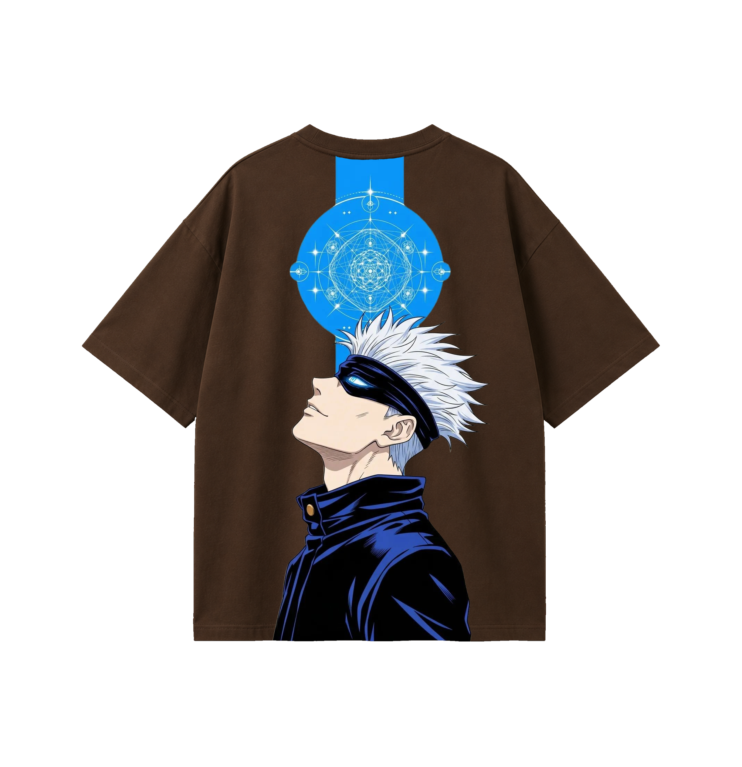 Infinity Sorcerer Oversized T-Shirt for Men & Women | Anime Inspired Graphic Tee | 180 GSM Premium Cotton