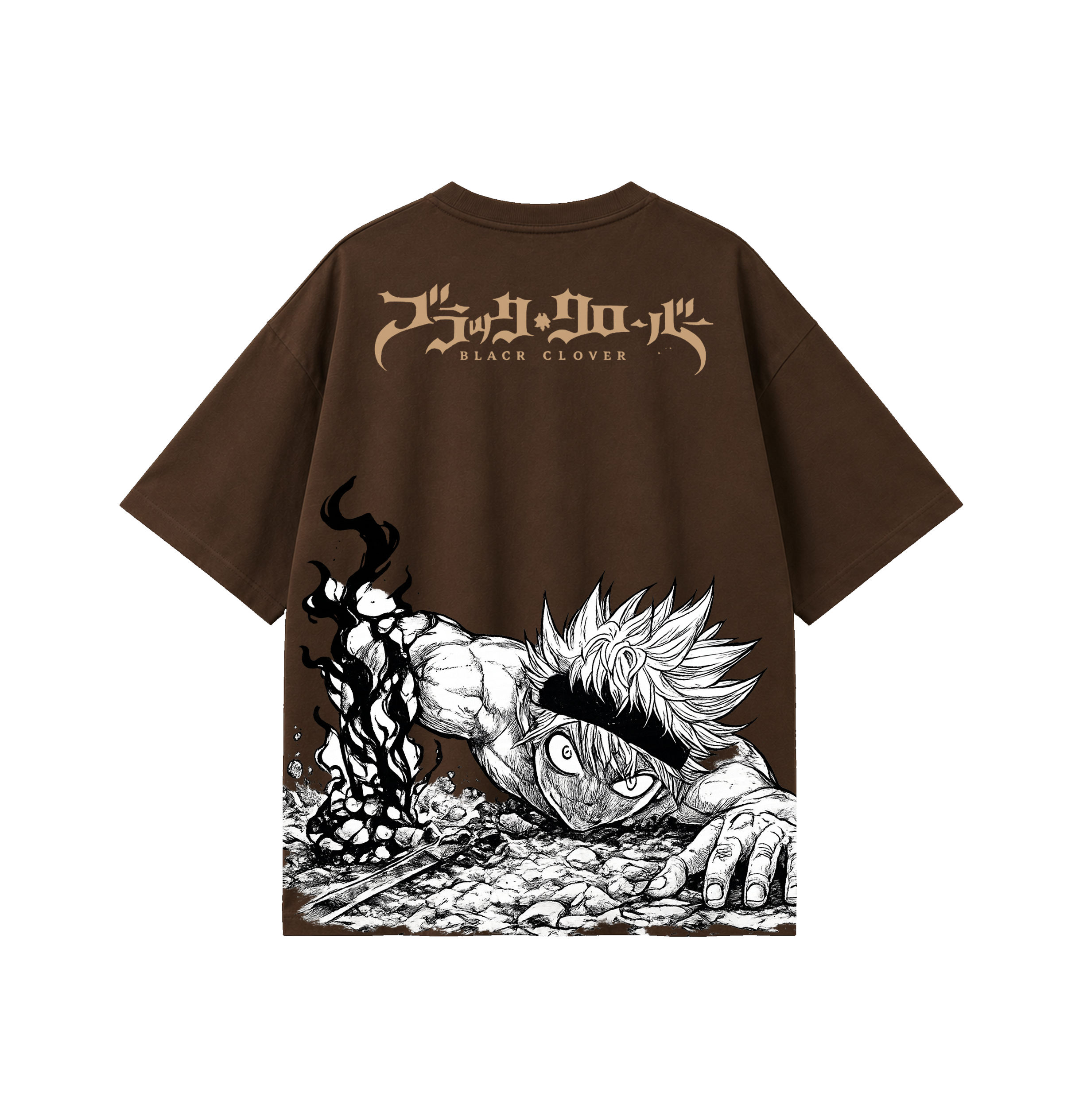 Dark Fantasy Warrior Oversized T-Shirt | Anime Inspired Graphic Tee | 180 GSM Cotton